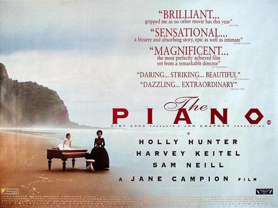 《钢琴课》(The piano)海报