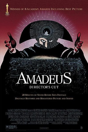 《莫扎特传》(Amadeus)海报